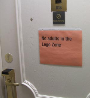 No Adults in the Lego Zone